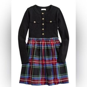 J. Crew Girls' button-up mixy dress